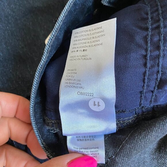 𝅺FREE People BNWT "Stella" Jean Hi-Rise Button Fly - Picture 11 of 12